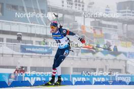 09.01.2021, Oberhof, Germany (GER): Leif Nordgren (USA) -  IBU World Cup Biathlon, pursuit men, Oberhof (GER). www.nordicfocus.com. © Manzoni/NordicFocus. Every downloaded picture is fee-liable.