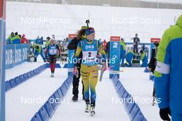 09.01.2021, Oberhof, Germany (GER): Hanna Oeberg (SWE) -  IBU World Cup Biathlon, pursuit women, Oberhof (GER). www.nordicfocus.com. © Manzoni/NordicFocus. Every downloaded picture is fee-liable.