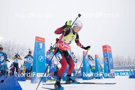 09.01.2021, Oberhof, Germany (GER): Marte Olsbu Roeiseland (NOR) -  IBU World Cup Biathlon, pursuit women, Oberhof (GER). www.nordicfocus.com. © Manzoni/NordicFocus. Every downloaded picture is fee-liable.