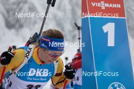 09.01.2021, Oberhof, Germany (GER): Vanessa Hinz (GER) -  IBU World Cup Biathlon, pursuit women, Oberhof (GER). www.nordicfocus.com. © Manzoni/NordicFocus. Every downloaded picture is fee-liable.