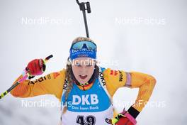 09.01.2021, Oberhof, Germany (GER): Anna Weidel (GER) -  IBU World Cup Biathlon, pursuit women, Oberhof (GER). www.nordicfocus.com. © Manzoni/NordicFocus. Every downloaded picture is fee-liable.