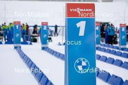 09.01.2021, Oberhof, Germany (GER): Feature: The startgate for pursuit races -  IBU World Cup Biathlon, pursuit women, Oberhof (GER). www.nordicfocus.com. © Manzoni/NordicFocus. Every downloaded picture is fee-liable.