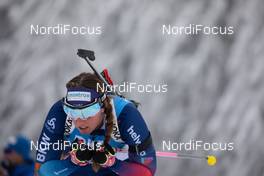09.01.2021, Oberhof, Germany (GER): Lena Haecki (SUI) -  IBU World Cup Biathlon, pursuit women, Oberhof (GER). www.nordicfocus.com. © Manzoni/NordicFocus. Every downloaded picture is fee-liable.