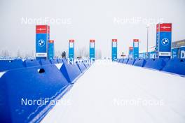 09.01.2021, Oberhof, Germany (GER): Event Feature: the startgate for pursuit races -  IBU World Cup Biathlon, pursuit women, Oberhof (GER). www.nordicfocus.com. © Manzoni/NordicFocus. Every downloaded picture is fee-liable.