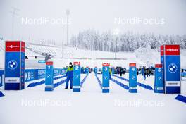 09.01.2021, Oberhof, Germany (GER): Event Feature: the startgate for pursuit races -  IBU World Cup Biathlon, pursuit women, Oberhof (GER). www.nordicfocus.com. © Manzoni/NordicFocus. Every downloaded picture is fee-liable.