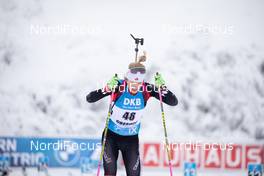 09.01.2021, Oberhof, Germany (GER): Emma Lunder (CAN) -  IBU World Cup Biathlon, pursuit women, Oberhof (GER). www.nordicfocus.com. © Manzoni/NordicFocus. Every downloaded picture is fee-liable.