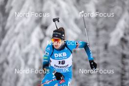 09.01.2021, Oberhof, Germany (GER): Chloe Chevalier (FRA) -  IBU World Cup Biathlon, pursuit women, Oberhof (GER). www.nordicfocus.com. © Manzoni/NordicFocus. Every downloaded picture is fee-liable.