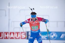 10.01.2021, Oberhof, Germany (GER): Matvey Eliseev (RUS) -  IBU World Cup Biathlon, single mixed relay, Oberhof (GER). www.nordicfocus.com. © Manzoni/NordicFocus. Every downloaded picture is fee-liable.