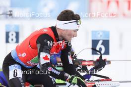 10.01.2021, Oberhof, Germany (GER): Christian Gow (CAN) -  IBU World Cup Biathlon, single mixed relay, Oberhof (GER). www.nordicfocus.com. © Manzoni/NordicFocus. Every downloaded picture is fee-liable.