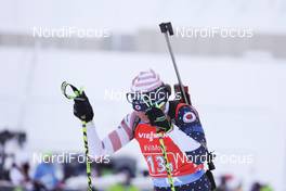 10.01.2021, Oberhof, Germany (GER): Susan Dunklee (USA) -  IBU World Cup Biathlon, single mixed relay, Oberhof (GER). www.nordicfocus.com. © Manzoni/NordicFocus. Every downloaded picture is fee-liable.