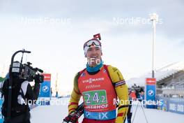 10.01.2021, Oberhof, Germany (GER): Florent Claude (BEL) -  IBU World Cup Biathlon, single mixed relay, Oberhof (GER). www.nordicfocus.com. © Manzoni/NordicFocus. Every downloaded picture is fee-liable.
