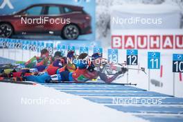 10.01.2021, Oberhof, Germany (GER): Sebastian Stalder (SUI) -  IBU World Cup Biathlon, single mixed relay, Oberhof (GER). www.nordicfocus.com. © Manzoni/NordicFocus. Every downloaded picture is fee-liable.