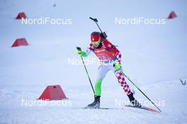 10.01.2021, Oberhof, Germany (GER): Nika Blazenic (CRO) -  IBU World Cup Biathlon, single mixed relay, Oberhof (GER). www.nordicfocus.com. © Manzoni/NordicFocus. Every downloaded picture is fee-liable.