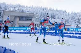 10.01.2021, Oberhof, Germany (GER): Jaakko Ranta (FIN), Venla Lehtonen (FIN), (l-r) -  IBU World Cup Biathlon, single mixed relay, Oberhof (GER). www.nordicfocus.com. © Manzoni/NordicFocus. Every downloaded picture is fee-liable.