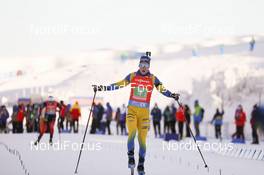 10.01.2021, Oberhof, Germany (GER): Sebastian Samuelsson (SWE) -  IBU World Cup Biathlon, single mixed relay, Oberhof (GER). www.nordicfocus.com. © Manzoni/NordicFocus. Every downloaded picture is fee-liable.