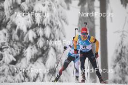 08.01.2021, Oberhof, Germany (GER): Lucas Fratzscher (GER) -  IBU World Cup Biathlon, sprint men, Oberhof (GER). www.nordicfocus.com. © Manzoni/NordicFocus. Every downloaded picture is fee-liable.