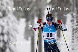 08.01.2021, Oberhof, Germany (GER): Sean Doherty (USA) -  IBU World Cup Biathlon, sprint men, Oberhof (GER). www.nordicfocus.com. © Manzoni/NordicFocus. Every downloaded picture is fee-liable.