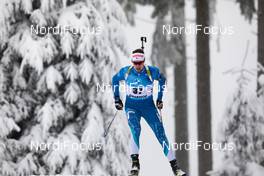 08.01.2021, Oberhof, Germany (GER): Olli Hiidensalo (FIN) -  IBU World Cup Biathlon, sprint men, Oberhof (GER). www.nordicfocus.com. © Manzoni/NordicFocus. Every downloaded picture is fee-liable.