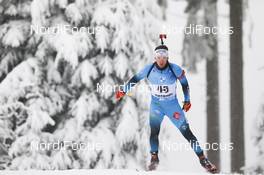 08.01.2021, Oberhof, Germany (GER): Fabien Claude (FRA) -  IBU World Cup Biathlon, sprint men, Oberhof (GER). www.nordicfocus.com. © Manzoni/NordicFocus. Every downloaded picture is fee-liable.