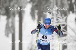 08.01.2021, Oberhof, Germany (GER): Lukas Hofer (ITA) -  IBU World Cup Biathlon, sprint men, Oberhof (GER). www.nordicfocus.com. © Manzoni/NordicFocus. Every downloaded picture is fee-liable.