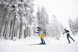 08.01.2021, Oberhof, Germany (GER): Jesper Nelin (SWE) -  IBU World Cup Biathlon, sprint men, Oberhof (GER). www.nordicfocus.com. © Manzoni/NordicFocus. Every downloaded picture is fee-liable.