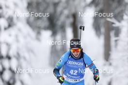 08.01.2021, Oberhof, Germany (GER): Anais Chevalier-Bouchet (FRA) -  IBU World Cup Biathlon, sprint women, Oberhof (GER). www.nordicfocus.com. © Manzoni/NordicFocus. Every downloaded picture is fee-liable.