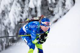 08.01.2021, Oberhof, Germany (GER): Dzinara Alimbekava (BLR) -  IBU World Cup Biathlon, sprint women, Oberhof (GER). www.nordicfocus.com. © Manzoni/NordicFocus. Every downloaded picture is fee-liable.