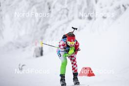 08.01.2021, Oberhof, Germany (GER): Nika Blazenic (CRO) -  IBU World Cup Biathlon, sprint women, Oberhof (GER). www.nordicfocus.com. © Manzoni/NordicFocus. Every downloaded picture is fee-liable.