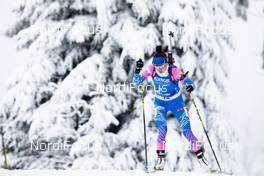 08.01.2021, Oberhof, Germany (GER): Larisa Kuklina (RUS) -  IBU World Cup Biathlon, sprint women, Oberhof (GER). www.nordicfocus.com. © Manzoni/NordicFocus. Every downloaded picture is fee-liable.