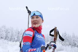 08.01.2021, Oberhof, Germany (GER): Evgeniya Pavlova (RUS) -  IBU World Cup Biathlon, sprint women, Oberhof (GER). www.nordicfocus.com. © Manzoni/NordicFocus. Every downloaded picture is fee-liable.