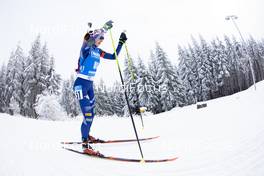 08.01.2021, Oberhof, Germany (GER): Lisa Vittozzi (ITA) -  IBU World Cup Biathlon, sprint women, Oberhof (GER). www.nordicfocus.com. © Manzoni/NordicFocus. Every downloaded picture is fee-liable.
