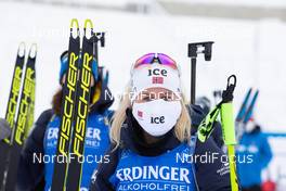 08.01.2021, Oberhof, Germany (GER): Tiril Eckhoff (NOR) -  IBU World Cup Biathlon, sprint women, Oberhof (GER). www.nordicfocus.com. © Manzoni/NordicFocus. Every downloaded picture is fee-liable.