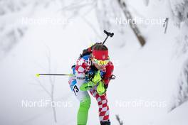 08.01.2021, Oberhof, Germany (GER): Nika Blazenic (CRO) -  IBU World Cup Biathlon, sprint women, Oberhof (GER). www.nordicfocus.com. © Manzoni/NordicFocus. Every downloaded picture is fee-liable.