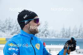 07.01.2021, Oberhof, Germany (GER): Simon Desthieux (FRA) -  IBU World Cup Biathlon, training, Oberhof (GER). www.nordicfocus.com. © Manzoni/NordicFocus. Every downloaded picture is fee-liable.