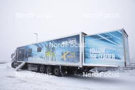 06.01.2021, Oberhof, Germany (GER): Event Feature: Team Truck, Wax Truck Team Sweden -  IBU World Cup Biathlon, training, Oberhof (GER). www.nordicfocus.com. © Manzoni/NordicFocus. Every downloaded picture is fee-liable.
