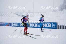 06.01.2021, Oberhof, Germany (GER): Emma Lunder (CAN), Anais Bescond (FRA), (l-r) -  IBU World Cup Biathlon, training, Oberhof (GER). www.nordicfocus.com. © Manzoni/NordicFocus. Every downloaded picture is fee-liable.