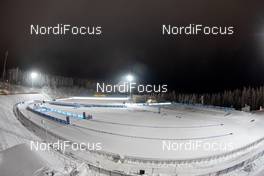 07.01.2021, Oberhof, Germany (GER): Feature: Overview over the new Venue layout in Oberhof with the finish area and the shooting range -  IBU World Cup Biathlon, training, Oberhof (GER). www.nordicfocus.com. © Manzoni/NordicFocus. Every downloaded picture is fee-liable.
