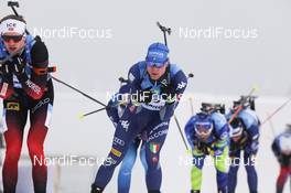 17.01.2021, Oberhof, Germany (GER): Lukas Hofer (ITA) -  IBU World Cup Biathlon, mass men, Oberhof (GER). www.nordicfocus.com. © Manzoni/NordicFocus. Every downloaded picture is fee-liable.