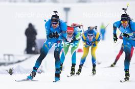 17.01.2021, Oberhof, Germany (GER): Simon Desthieux (FRA), Quentin Fillon Maillet (FRA), (l-r) -  IBU World Cup Biathlon, mass men, Oberhof (GER). www.nordicfocus.com. © Manzoni/NordicFocus. Every downloaded picture is fee-liable.