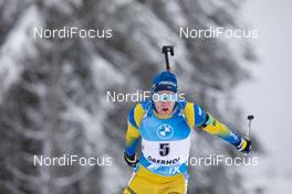 17.01.2021, Oberhof, Germany (GER): Sebastian Samuelsson (SWE) -  IBU World Cup Biathlon, mass men, Oberhof (GER). www.nordicfocus.com. © Manzoni/NordicFocus. Every downloaded picture is fee-liable.