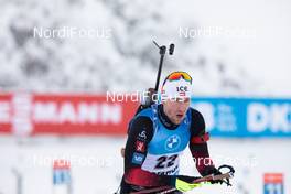 17.01.2021, Oberhof, Germany (GER): Erlend Bjoentegaard (NOR) -  IBU World Cup Biathlon, mass men, Oberhof (GER). www.nordicfocus.com. © Manzoni/NordicFocus. Every downloaded picture is fee-liable.