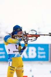 17.01.2021, Oberhof, Germany (GER): Sebastian Samuelsson (SWE) - IBU World Cup Biathlon, mass men, Oberhof (GER). www.nordicfocus.com. © Manzoni/NordicFocus. Every downloaded picture is fee-liable.