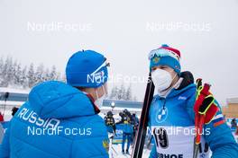 17.01.2021, Oberhof, Germany (GER): Matvey Eliseev (RUS) -  IBU World Cup Biathlon, mass men, Oberhof (GER). www.nordicfocus.com. © Manzoni/NordicFocus. Every downloaded picture is fee-liable.