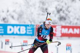17.01.2021, Oberhof, Germany (GER): Erlend Bjoentegaard (NOR) -  IBU World Cup Biathlon, mass men, Oberhof (GER). www.nordicfocus.com. © Manzoni/NordicFocus. Every downloaded picture is fee-liable.