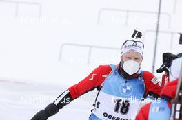 17.01.2021, Oberhof, Germany (GER): Simon Eder (AUT) -  IBU World Cup Biathlon, mass men, Oberhof (GER). www.nordicfocus.com. © Manzoni/NordicFocus. Every downloaded picture is fee-liable.