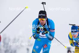 17.01.2021, Oberhof, Germany (GER): Quentin Fillon Maillet (FRA) -  IBU World Cup Biathlon, mass men, Oberhof (GER). www.nordicfocus.com. © Manzoni/NordicFocus. Every downloaded picture is fee-liable.