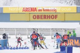 17.01.2021, Oberhof, Germany (GER): Dorothea Wierer (ITA), Tiril Eckhoff (NOR) -  IBU World Cup Biathlon, mass women, Oberhof (GER). www.nordicfocus.com. © Manzoni/NordicFocus. Every downloaded picture is fee-liable.