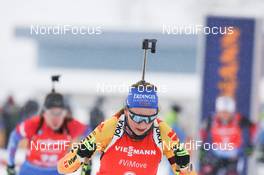 17.01.2021, Oberhof, Germany (GER): Franziska Preuss (GER) -  IBU World Cup Biathlon, mass women, Oberhof (GER). www.nordicfocus.com. © Manzoni/NordicFocus. Every downloaded picture is fee-liable.