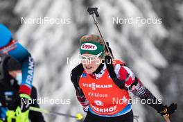 17.01.2021, Oberhof, Germany (GER): Lisa Theresa Hauser (AUT) -  IBU World Cup Biathlon, mass women, Oberhof (GER). www.nordicfocus.com. © Manzoni/NordicFocus. Every downloaded picture is fee-liable.