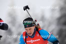 17.01.2021, Oberhof, Germany (GER): Anais Bescond (FRA) -  IBU World Cup Biathlon, mass women, Oberhof (GER). www.nordicfocus.com. © Manzoni/NordicFocus. Every downloaded picture is fee-liable.